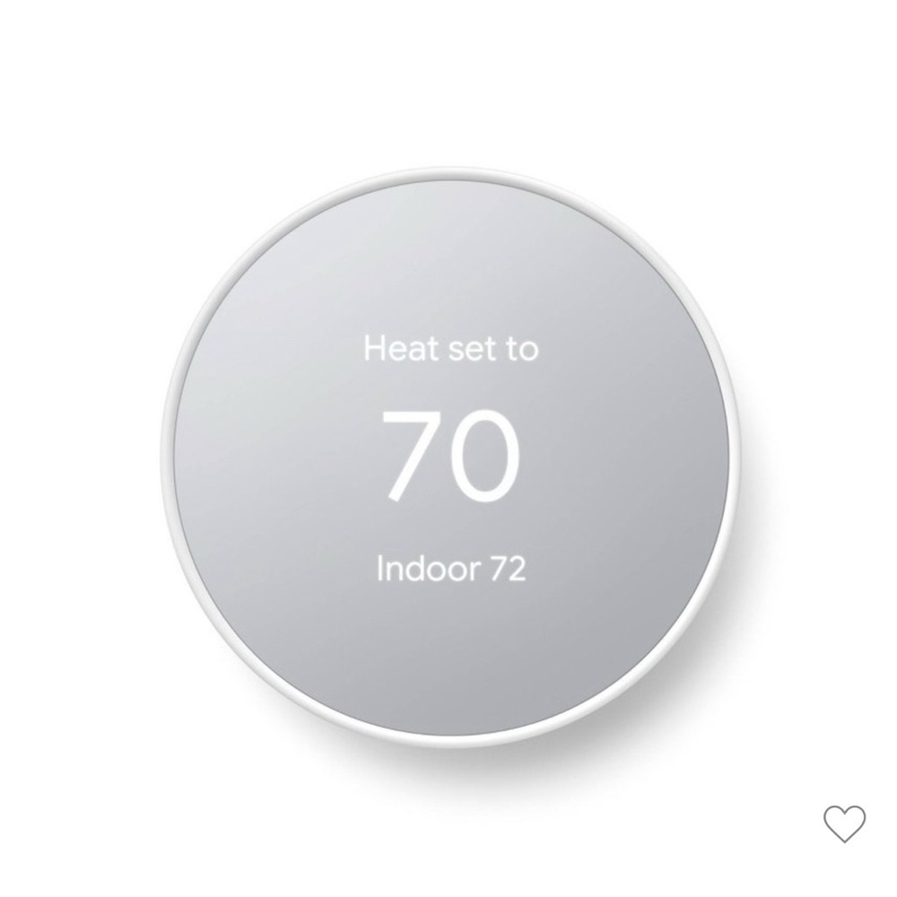 GOOGLE NEST WI-FI THERMOSTAT ENERGY STAR CERTIFIED SMART APP CONTROL (SEALED)